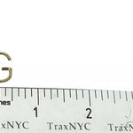 14K Yellow Gold G Diamond Crown Initial Pendant 66122 - Image 6