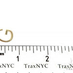 14K Yellow Gold G Diamond Crown Initial Pendant 66122 - Image 7