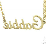 14K Yellow Gold Gabbie Dimond Name Pendant 65868 - Image 3