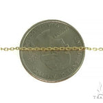 14K Yellow Gold Heart Diamond Necklace 66212 - Image 5