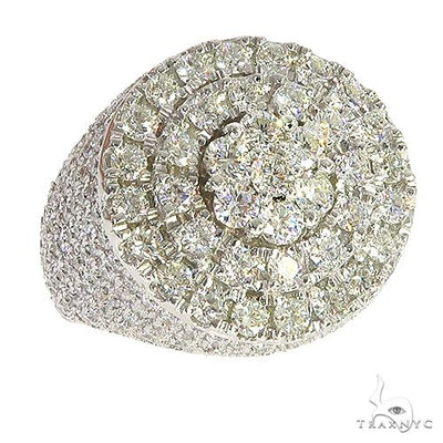 14K Yellow Gold Heavy Mayan Pinky Ring