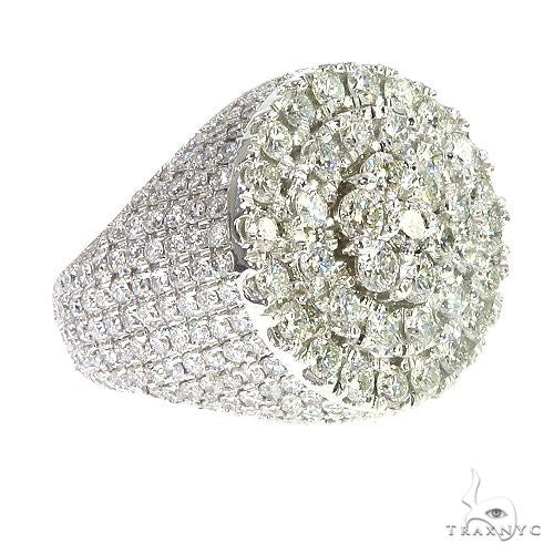 14K Yellow Gold Heavy Mayan Pinky Ring 62575 - Image 3