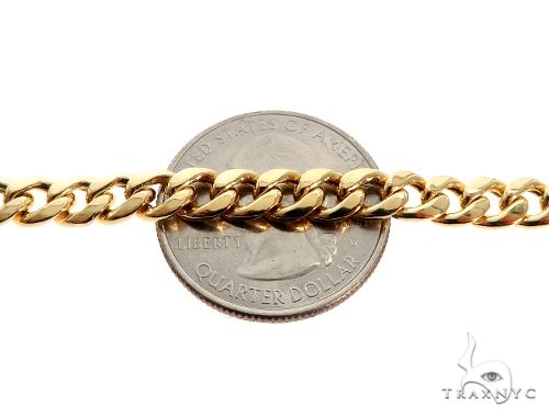 TraxNYC's Best Buy 14k Yellow Gold Hollow Cuban Link Chain 24 Inches 5.5mm 64064, photo 2 of 2