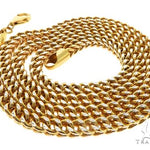 14k Yellow Gold Hollow Franco Link Chain 24 Inches 5mm 63097 - Image 4
