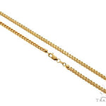 14K Yellow Gold Hollow Franco Link Chain 28 Inches 2.8mm   64434 - Image 1
