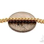 14K Yellow Gold Hollow Franco Link Chain 28 Inches 2.8mm   64434 - Image 3