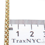14k Yellow Gold Hollow Round Box Link Chain 22 Inches 3mm 63932 - Image 6