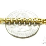 14K Yellow Gold Hollow Round Box Link Chain 30 Inches 3.5mm 70201 - Image 3