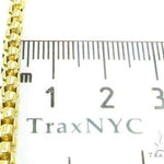14K Yellow Gold Hollow Round Box Link Chain 30 Inches 3.5mm 70201 - Image 6