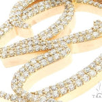 14K Yellow Gold KQ Pendant 65513 - Image 4