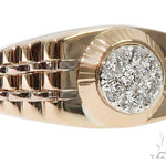 14K Yellow Gold Men's Diamond Ring 64641 - Image 2