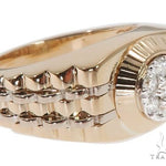 14K Yellow Gold Men's Diamond Ring 64641 - Image 4