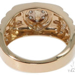 14K Yellow Gold Men's Diamond Ring 64641 - Image 6