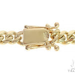 14K Yellow Gold Miami Cuban Diamond Bracelet 65224 - Image 5