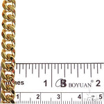 14K Yellow Gold Miami Cuban Hollow 18 Inches 7.5mm 68404 - Image 6