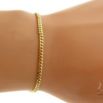 14K Yellow Gold Miami Cuban Link Bracelet 8 Inches 2.6mm   66036 - Image 4