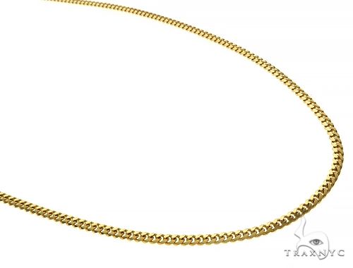 14k Yellow Gold Miami Cuban Link Chain 22 Inches 2.6mm 66037 - Image 1