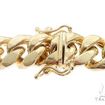 14K Yellow Gold Miami Hollow Cuban Link  6mm 28 inches 69764 - Image 5
