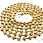 14K Yellow Gold Moon Cut Link Chain 20 Inches 2mm   64805 - Image 4