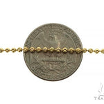 14k Yellow Gold Moon Cut Link Chain 24 Inches 2mm 66033 - Image 5