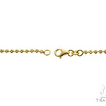 14k Yellow Gold Moon Cut Link Chain 24 Inches 2mm 66033 - Image 6