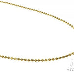14K Yellow Gold Moon Cut Link Chain 26 Inches 2mm   66034 - Image 1