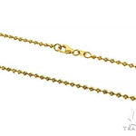 14K Yellow Gold Moon Cut Link Chain 26 Inches 2mm   66034 - Image 2
