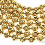 14K Yellow Gold Moon Cut Link Chain 26 Inches 2mm   66034 - Image 4