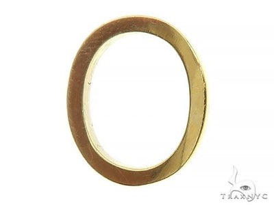14K Yellow Gold O Initial Pendant 66120 - Image 1