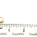 14K Yellow Gold O Initial Pendant 66120 - Image 5