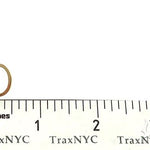 14K Yellow Gold O Initial Pendant 66120 - Image 6