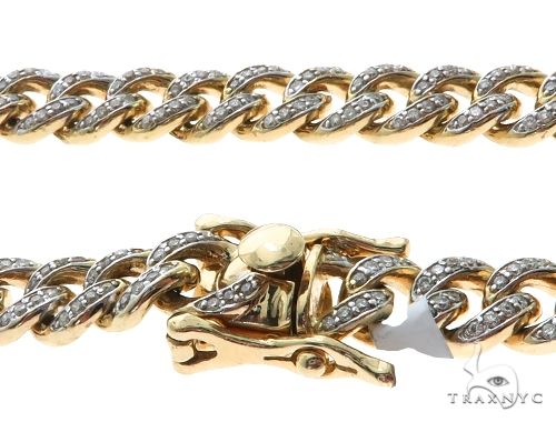 14K Gold miami cuban chain, 7 mm, photo 5 of 7