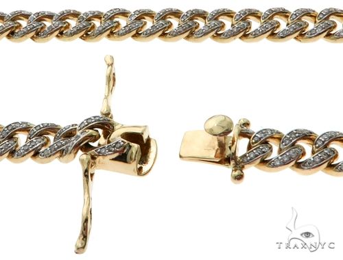 14K Gold miami cuban chain, 7 mm, photo 6 of 7