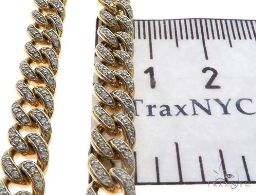 14K Gold miami cuban chain, 7 mm, photo 7 of 7