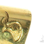 14K Yellow Gold Prong Bezel Diamond Custom Made Hip Hop Piece 63780 - Image 5