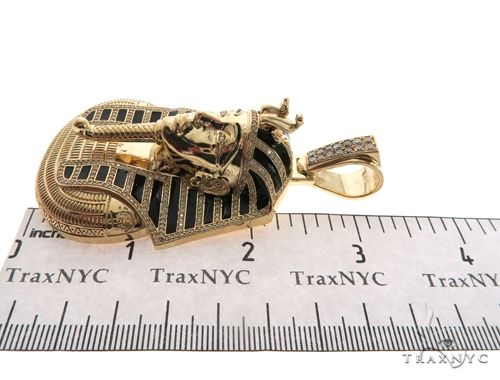 Diamond Pharaoh King Tut Pendant 63238 - Image 11