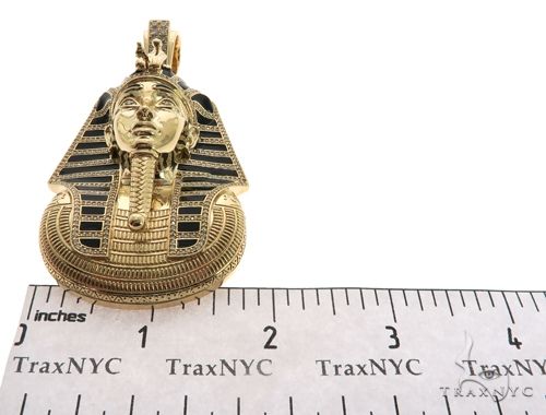 Diamond Pharaoh King Tut Pendant 63238 - Image 12