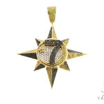 Custom Universal Flag Diamond Star Pendant 63852 - Image 1