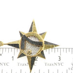 Custom Universal Flag Diamond Star Pendant 63852 - Image 7