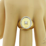 14K Yellow Gold Prong Diamond Band 56967 - Image 7