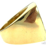 14K Yellow Gold Diamond Square Ring 61508 - Image 4