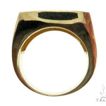 14K Yellow Gold Diamond Square Ring 61508 - Image 6