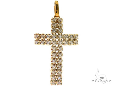 14K Yellow Toni Cross Crucifix 57671 - Image 1