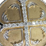 14K Yellow Gold Prong Diamond Custom Made TraxNYCs Templar Ring Knights Crusader Masonic 63117 - Image 3