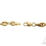 14k Yellow Gold Puffed Link 24 Inches 4.5mm 64964 - Image 5