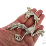 14K Yellow Gold Running Bird Pendant 63090 - Image 9