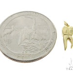 14K Yellow Gold Small Tooth Pendant 57225 - Image 4