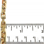 14K Yellow Gold Solid Cable Bracelet 8.25 Inches 6mm   68374 - Image 7