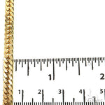 14K Yellow Gold Solid Double Curb Link Bracelet 8 Inches 5.4mm   68585 - Image 5