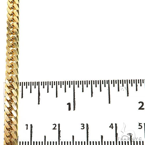 14K Yellow Gold Solid Double Curb Link Bracelet 8 Inches 5.4mm   68585 - Image 5